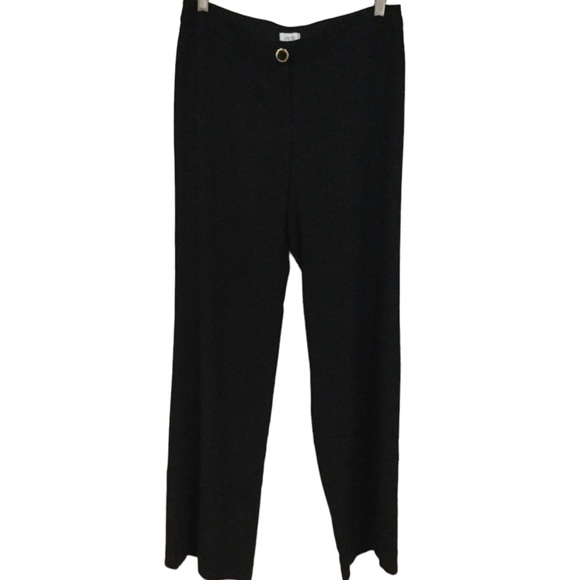 CACHÉ sz 6 Pants Wide Leg Evening Fancy Black - Picture 1 of 6
